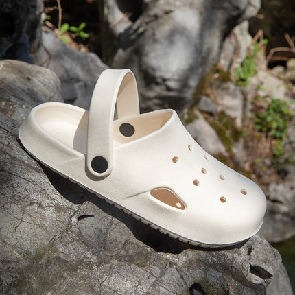 Hole Shoes Men's Summer 2024 New Outer Wear Bag Couple's Home Non-slip Thickness Shoes for Women's Garden Shoes
