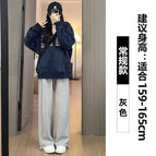 Light gray-trousers [regular style] / S