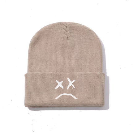 Europe and the United States Lil Peep peripheral hat wool knit hat cold warm hat wholesale