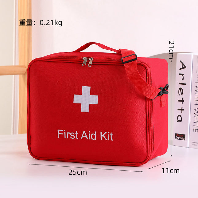 Household Medicine Box, Travel Portable Medicine Box, Carry-On Medicine Storage, Large-Capacity Cross-Body Rescue Medicine Cosmetics Bag