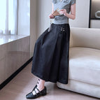 Black Xi Shi skirt [single product]] / M