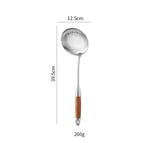 304 steel + rosewood handle / Colander