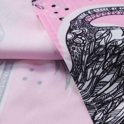 Men's Short-sleeved Shirt Shorts suit Powder Flamingo Foreign Trade Men's Casual Fashion Summer Summer 2025 New Arrival