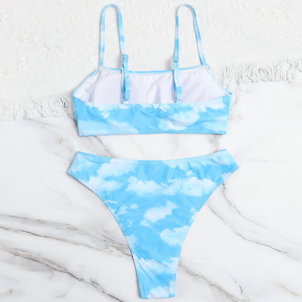 Cross-Border Export New Swimsuit Women's European and American Sexy Bikini Bikini Split Swimsuit Factory Spot Wholesale