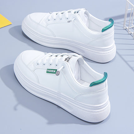 Feeling small white shoes women's shoes 2024 summer new soft bottom sports board shoes casual shoes
