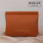 Lipstick bag mocha brown-large size
