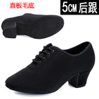 Black 5cm straight fur sole / 34