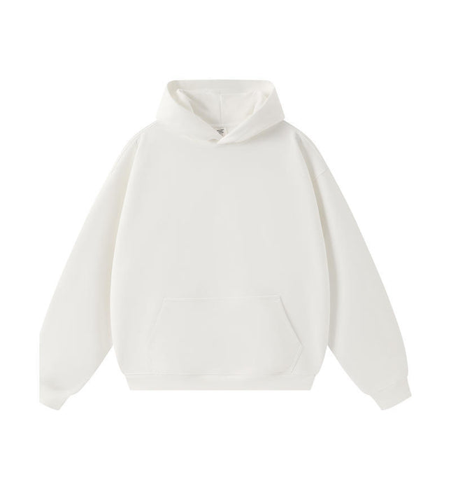 American Trendy Brand 450g Heavy Weight Terry Off-Shoulder Hooded Sweatshirt Men's Spring & Fall Hoodless Rope Loose Hoodie Wholesale