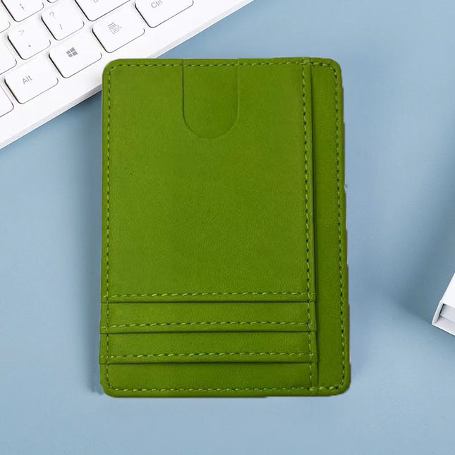 Portable Ultra-thin RFID Card Case Large Capacity Card Case Exquisite Pupi Multi-card Bank Card Credit Card