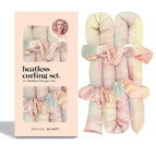 Tie-dye orange gift box [curling iron + 2 hair ties]