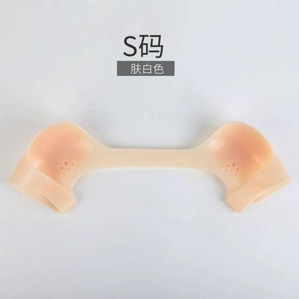 Shoulder Pad Artifact Right-Angle Shoulder Invisible Silicone Shoulder Pad Anti-Slip Narrow Shoulder Patch Unisex Thickened Shoulder Patch Fake Shoulder