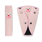 Ice silk pink: pink mouth monster set [fixer + shoulder pads]