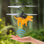 Dinosaur induction aircraft yellow
