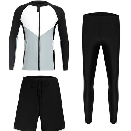 2024 New Swimsuit Split Long-Sleeved Trousers Suit Quick-Drying Wetsuit Surfing Sun Protection Clothing Conservative Jellyfish Suit