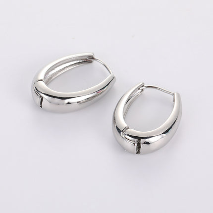 Korean Retro Elegant Earrings 2025 New Trendy Internet Celebrity Simple Cold Style Earrings Women's Ear Jewelry