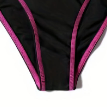 Billion Swimming 2024 European and American New Sexy Sleeveless Stitching Swimsuit Swimsuit Women's Bikini suit
