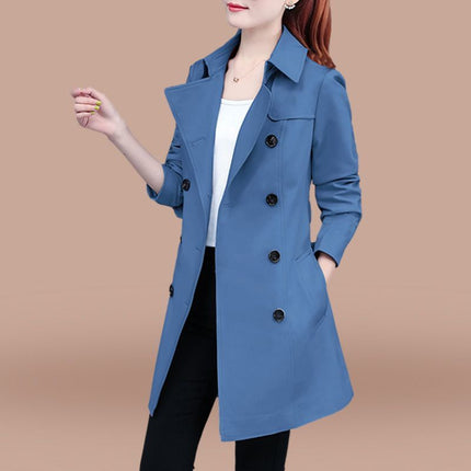 Women's Windbreaker 2025 Autumn New Style Short Slim Fit Women's Coat Mid-Length Waistcoat