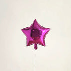 5inch rose red five-pointed star
