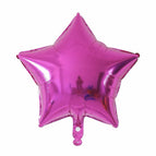 10inch rose red five-pointed star