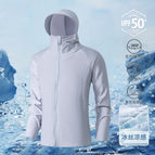 Silver gray [sun protection clothing and hat style] / M(recommended 40-50kg )