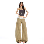 Khaki trousers / XS