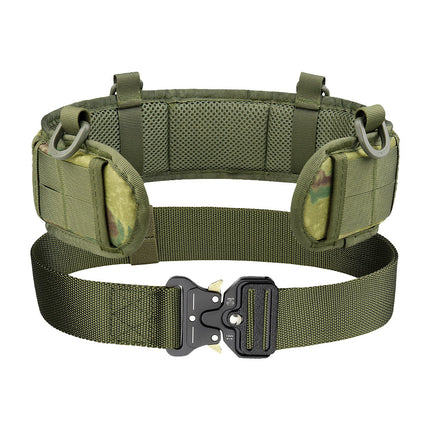 Cross-Border Cobra Buckle Tactical Waist Belt Set Outdoor Multi-Functional Nylon Quick-Release Belt Real-Life Cs Outer Belt