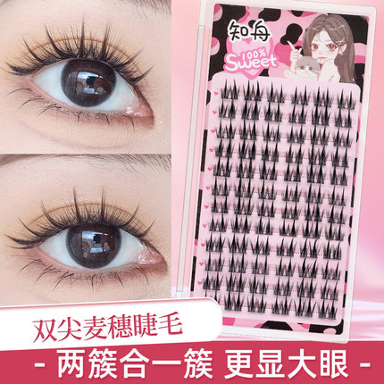 Eyelash Family Lazy Trilogy Series Cat Ear Sun Flower False Eyelash Single Cluster Mixed Style One-stop Purchase
