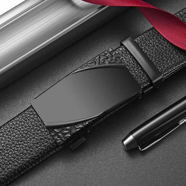 Belt wholesale running volume men's business automatic buckle belt men's belt foreign trade explosions belt factory direct sales