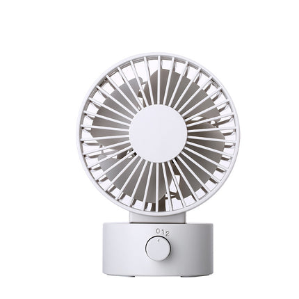 Muji Same New Product Fan Desktop Mini USB Fan 4inch Small Fan Macaron Rechargeable Small Fan