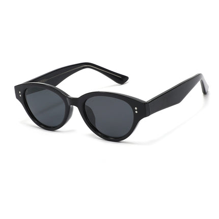 2026 New Adult Cat-Eye Retro Cool Oval Style Anti-Uv Sunglasses Polarized Sunglasses Kg2525