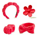 Red - five-piece petal clip set (opp bag packaging)