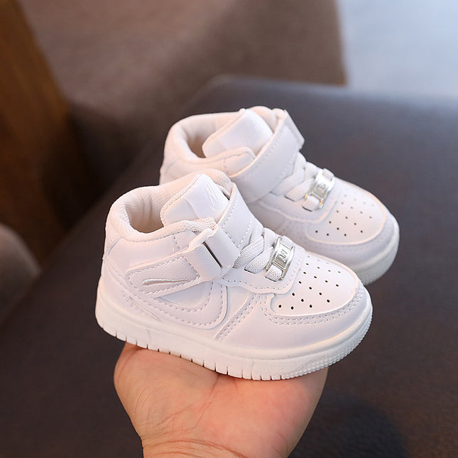 Middle help children's sneaker boys and girls casual board shoes 2024 autumn new non-slip baby shoes toddler shoes