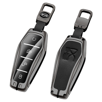 Applicable to BYD Han dmi key case DMP Han EV car high-end metal men's key case buckle shell source factory