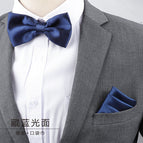 Xizang smooth bow tie + pocket towel