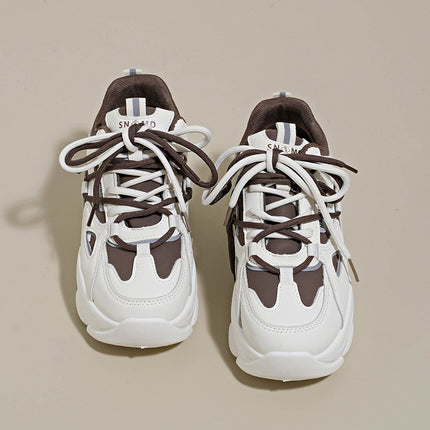 Women's Athletic Dad Sneakers for Petite Figures, Trendy, Fashionable, Casual, New 2025 Versatile Mesh Women's Shoes