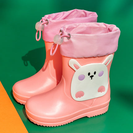 Summer Children's Rain Boots Boys Baby Waterproof Children's Rubber Shoes Non-slip Rain Boots Girls Students Children's Water Shoes