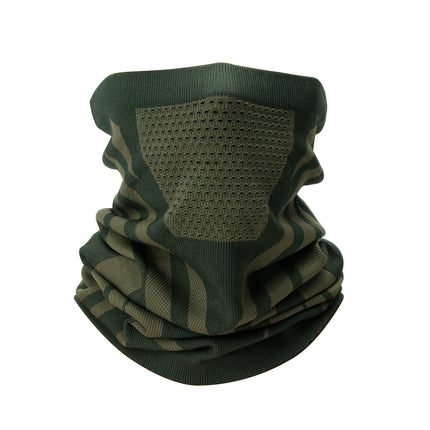 Warm Scarf Outdoor Riding Headscarf Breathable Knitted Mask Sports Skiing New Cold-proof Windproof Seamless Neck Sleeve