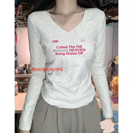 Derong V Neck Long Sleeve Women