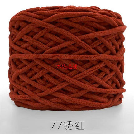 0.19kg Ice Strip Hook Shoe Line Single Strand Small Ice Strip Thick Wool Ball Slippers Scarf Cushion Wholesale Factory Direct Sale