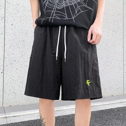 Summer Casual Shorts for Men Trendy Brand Ins Popular Loose Casual Trendy Outerwear Mid-Length Versatile Korean Style Five-Point Shorts