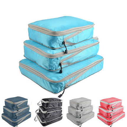 Travel storage bag compressed three-piece suit digital wash cosmetics storage bag clothes shoes luggage travel bag