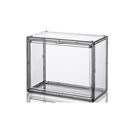 Bubble Mart Figure Storage Box Blind Box Doll High-Transparency Acrylic Display Box Doll Storage Cabinet Layered Gray