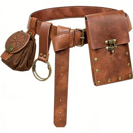 Amazon Hot Selling Steampunk Phone Bag Medieval Renaissance Role Playing Accessories Sport Fanny Pack