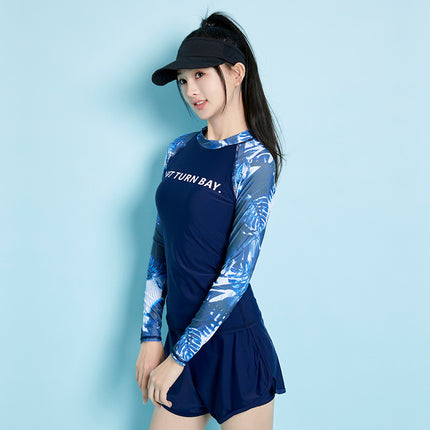 Swimsuit Women's Conservative Split 2025 New Hot Style High-end Slim Belly Covering Swimming Pool Professional Hot Spring Swimsuit