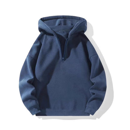 American Casual Zipper Hoodie Loose Sports Sweater Cross-border 2024 Autumn and Winter European and American Street Cross-border Amazon