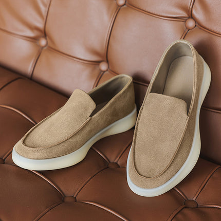 Slip-On Lazy Sneakers for Men, Jelly Rubber Trendy Sports Versatile Casual Niche Loafers Men's Shoes X517