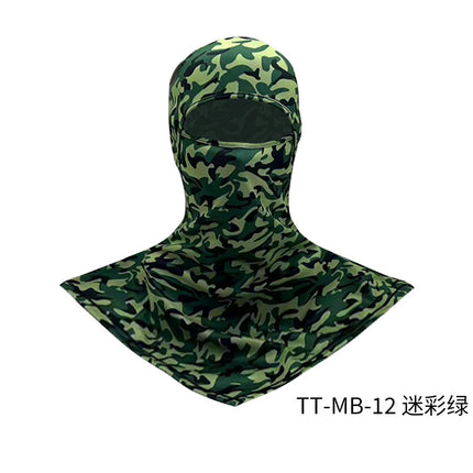 Summer Fishing Full Face Sun Protection Mask Outdoor Dustproof and Anti-Uv Hood Breathable Quick-Drying Sweat-Absorbent Cycling Hood
