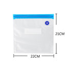 Blue zipper model 22*21cm