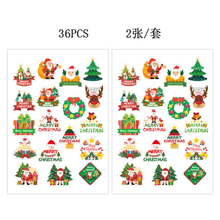 Amazon New Product Party Supplies Christmas Flag Set Christmas Garland Banner Venue Decoration