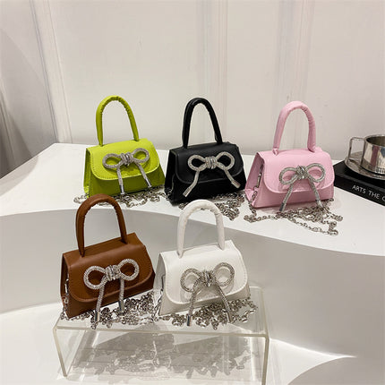 Mini Portable Small Square Bag, Casual and Simple Shoulder Bag, Fashionable 2025 New Style, Women's Commuter Crossbody Bag
